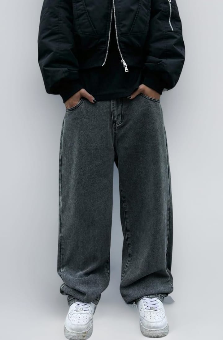 AFT Torpedo Men’s Baggy Stretchable Jeans | Jet Black & Colored | Pure Cotton, Soft Touch & Breathable Summer Denim