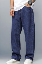 AFT Torpedo Men’s Baggy Stretchable Jeans – Dark Blue Joker Series | Pure Cotton, Soft Touch & Breathable Summer Denim - Gravityz Fashion Shop