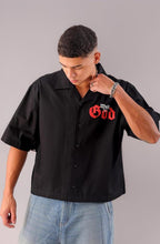 The Indian Garage Co Men’s Cotton Boxy Fit Graphic Print Half Sleeve Cuban Collar Cropped Streetwear Shirt - Gravityz Fashion Shop