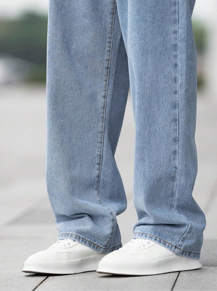 AFT Torpedo Men’s Baggy Stretchable Jeans | Jet Black & Colored | Pure Cotton, Soft Touch & Breathable Summer Denim
