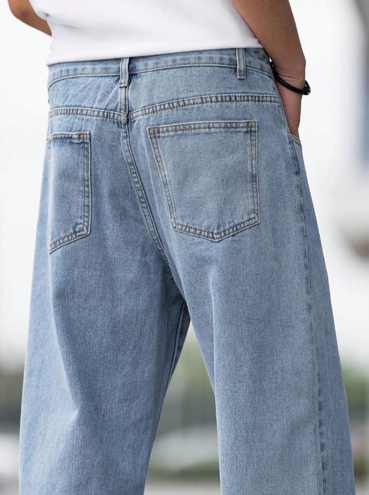 AFT Torpedo Men’s Baggy Stretchable Jeans | Jet Black & Colored | Pure Cotton, Soft Touch & Breathable Summer Denim
