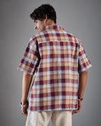 Chimpaaanzee Men’s Oversized Shirt | Casual Streetwear Loose Fit Shirt