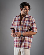 Chimpaaanzee Men’s Oversized Shirt | Casual Streetwear Loose Fit Shirt